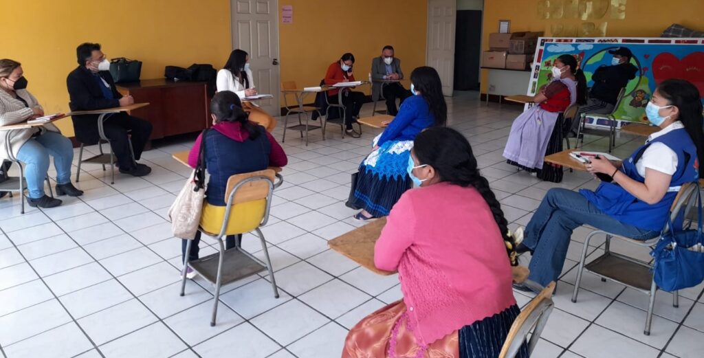 APOYO TÉCNICO AL COCODE DE TIERRA COLORADA, QUETZALTENANGO, QUETZALTENANGO