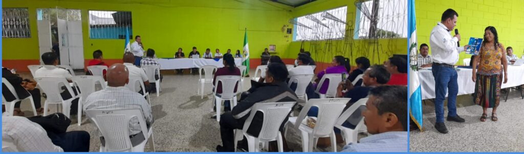 CAPACITACIÓN A COCODES DE PUEBLO NUEVO, SUCHITEPEQUEZ
