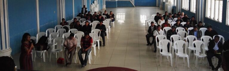 CAPACITACIÓN A COMUDE, SAN BARTOLO AGUAS CALIENTES, TOTONICAPÁN