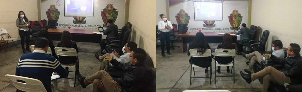 CAPACITACIÓN A DEPENDENCIAS DE LA MUNICIPALIDAD DE SAN MARCOS