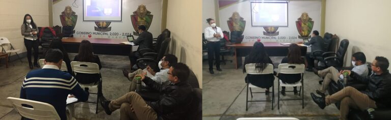 CAPACITACIÓN A DEPENDENCIAS DE LA MUNICIPALIDAD DE SAN MARCOS