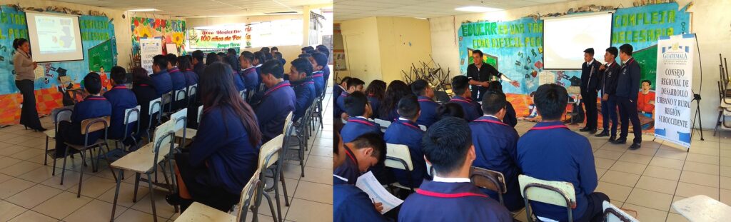 CAPACITACIÓN A ESTUDIANTES GRADUANDOS DE COLEGIO EN QUETZALTENANGO