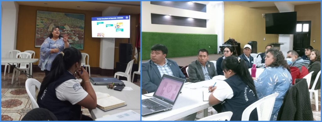 CAPACITACIÓN A LA COMUSAN DE ALMOLONGA, QUETZALTENANGO