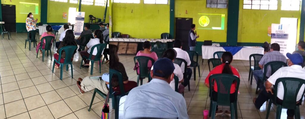 CAPACITACIÓN AL COMUDE DE SAN BERNARDINO, SUCHITEPEQUEZ