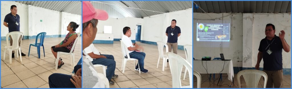 CAPACITACIÓN A LOS COCODE DE SAN FRANCISCO ZAPOTITLÁN, SUCHITEPÉQUEZ Y ENTREGA DE LEYES