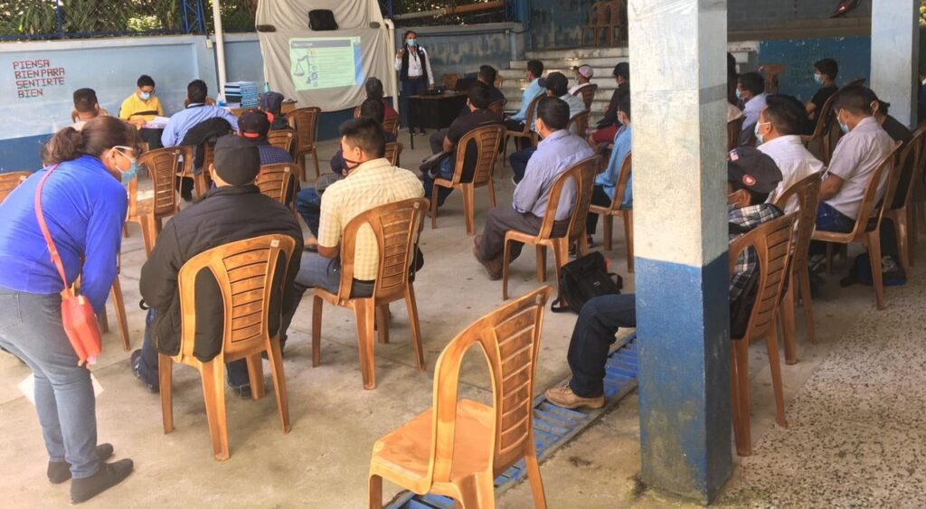 CAPACITACIÓN A LOS COCODE DE SAN PEDRO SACATEPEQUEZ, SAN MARCOS