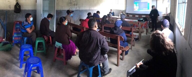 CAPACITACIÓN A LOS COCODE DE SAN PEDRO SACATEPEQUEZ, SAN MARCOS