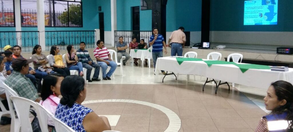 CAPACITACIÓN A LOS INTEGRANTES DEL COMUDE SANTO TOMÁS LA UNIÓN, SUCHITEPÉQUEZ