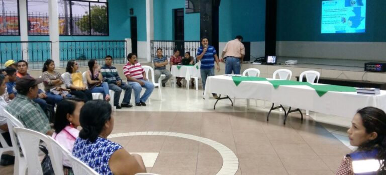 CAPACITACIÓN A LOS INTEGRANTES DEL COMUDE SANTO TOMÁS LA UNIÓN, SUCHITEPÉQUEZ