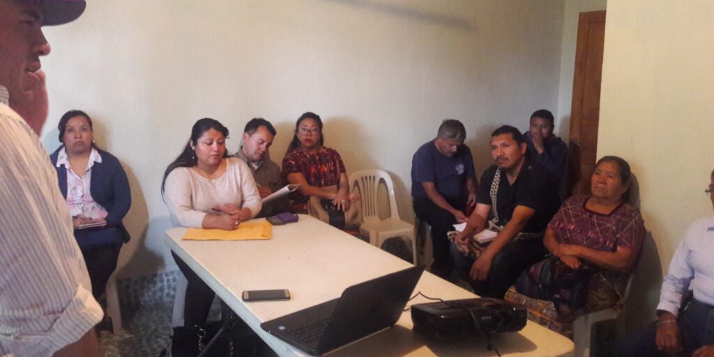 CAPACITACIÓN A SOCIEDAD CIVIL ORGANIZADA EN PANAJACHEL SOLOLÁ