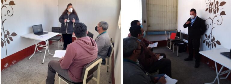 CAPACITACIÓN CON EL TEMA: PLATAFORMA PARA EL COMUDE