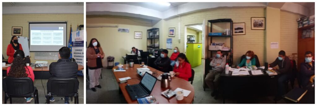 CAPACITACIÓN CON PERSONAL DE LA MANCOMUNIDAD DE LOS ALTOS