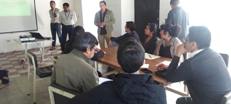 CAPACITACIÓN DE GESTIÓN DE RIESGOS EN EL COREDUR SUROCCIDENTE