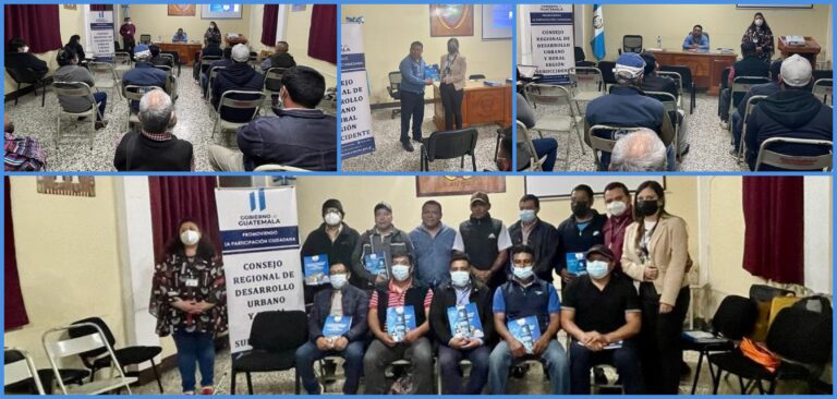 CAPACITACIÓN DEL COREDUR SUROCCIDENTE EN OLINTEPEQUE, QUETZALTENANGO
