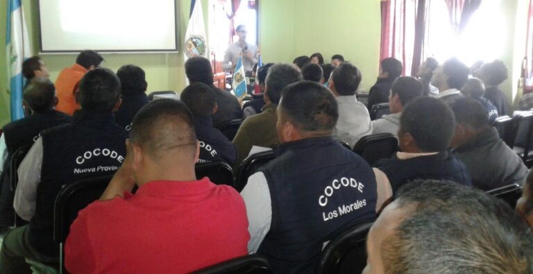 CAPACITACIÓN DEL SISCODE EN PALESTINA DE LOS ALTOS QUETZALTENANGO