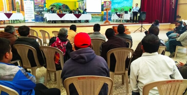 CAPACITACIÓN DEL SISCODE EN SAN CRISTOBAL CUCHO, SAN MARCOS