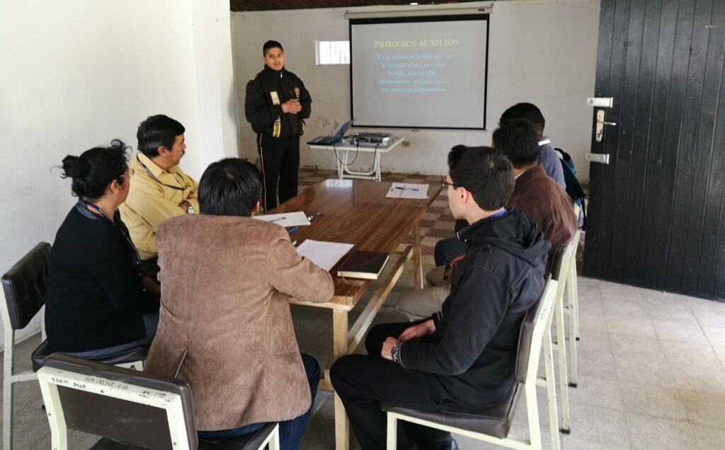 CAPACITACIÓN DE PRIMEROS AUXILIOS EN EL COREDUR SUROCCIDENTE