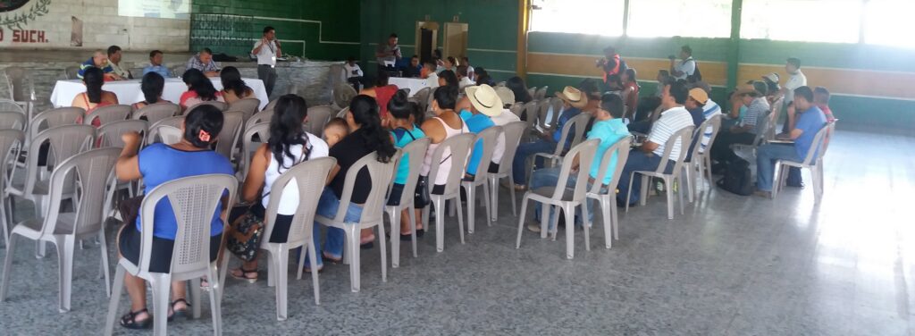 CAPACITACIÓN EN COMUDE, RÍO BRAVO, SUCHITEPÉQUEZ