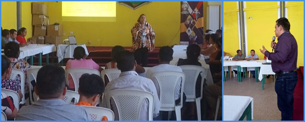 CAPACITACIÓN EN EL COMUDE DE COLOMBA COSTA CUCA, QUETZALTENANGO