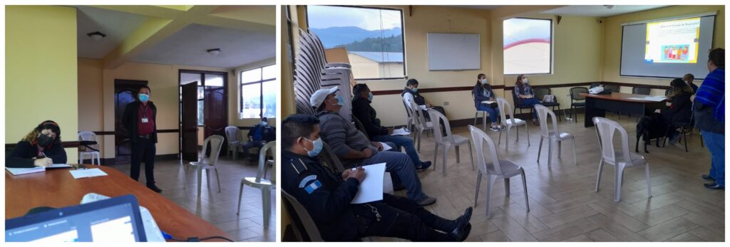 CAPACITACIÓN EN EL COMUDE DE SAN MIGUEL SIGÜILA, QUETZALTENANGO