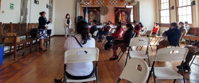 CAPACITACIÓN EN EL DEPARTAMENTO DE SAN MARCOS