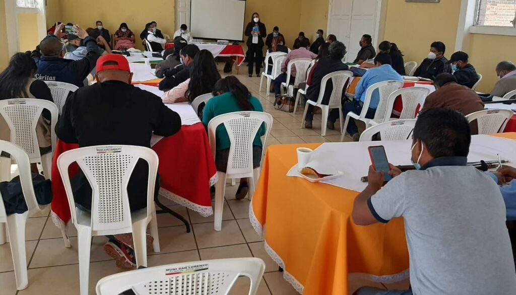 CAPACITACIÓN EN SAN LORENZO, SAN MARCOS