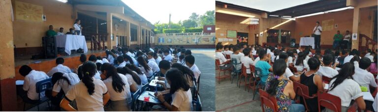 CAPACITACIÓN ESTUDIANTES CANTÓN CHACALTE, CUYOTENANGO, SUCHITEPÉQUEZ