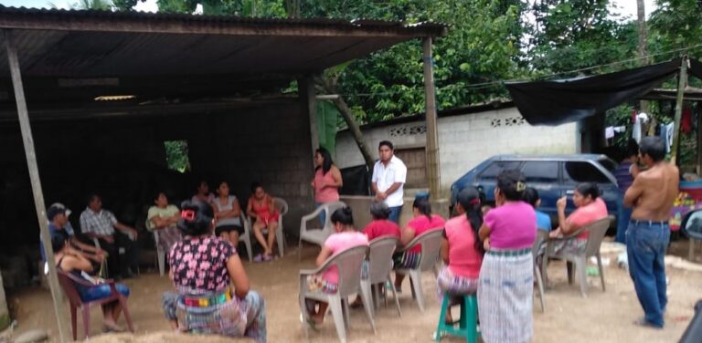 CAPACITACIÓN SOBRE EL SISCODE EN CHICACAO, SUCHITEPÉQUEZ