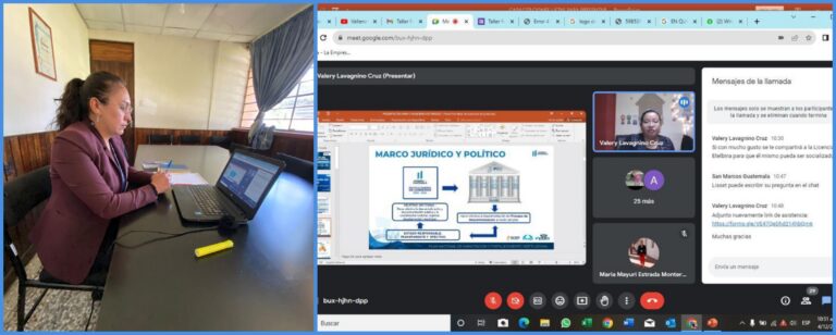 CAPACITACIÓN VIRTUAL A LAS DMM DEL DEPARTAMENTO DE SAN MARCOS