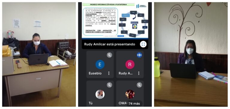 CAPACITACIÓN VIRTUAL A MUNICIPALIDADES DEL DEPARTAMENTO DE SAN MARCOS