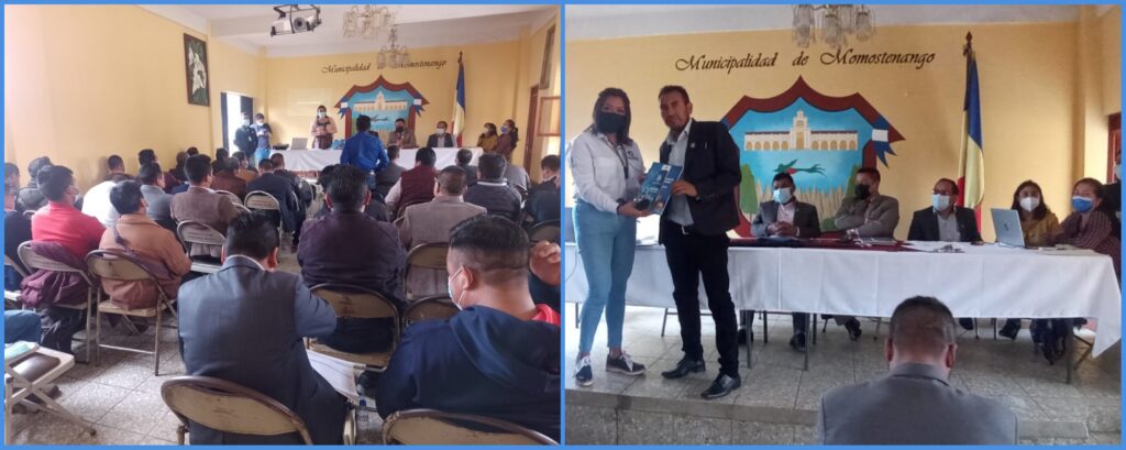 CAPACITACIÓN Y ENTREGA DE LEYES A LOS COCODE DE MOMOSTENANGO, TOTONICAPÁN.