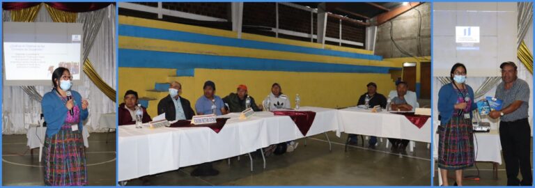 CAPACITACIÓN Y ENTREGA DE LEYES A LOS COCODE DE SANTA CLARA LA LAGUNA, SOLOLÁ