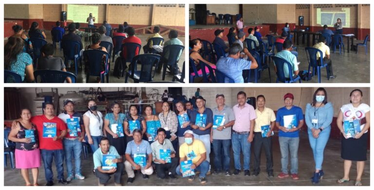 CAPACITACIÓN Y ENTREGA DE LEYES EN NUEVO PROGRESO, SAN MARCOS