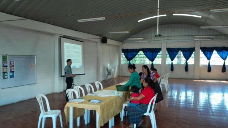 Capacitación a comisión del Comude de Santa María Visitación