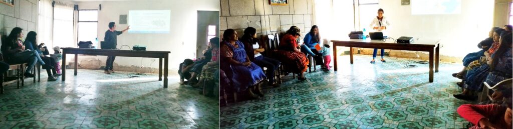 DIPLOMADO A GRUPO DE MUJERES, CANTÓN LLANOS DE LA CRUZ, QUETZALTENANGO