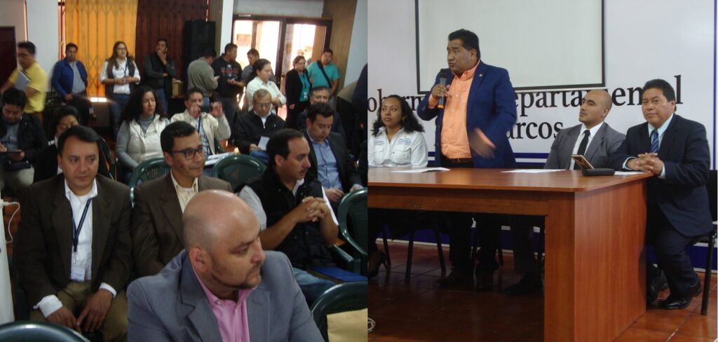 PARTICIPACIÓN EN EL CODEDE DE SAN MARCOS