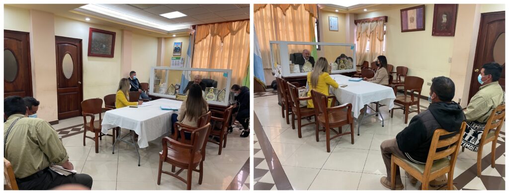 REUNIÓN DE ASESORÍA JURÍDICA DEL COREDUR SUROCCIDENTE Y AUTORIDADES MUNICIPALES DE SAN CARLOS SIJA, QUETZALTENANGO