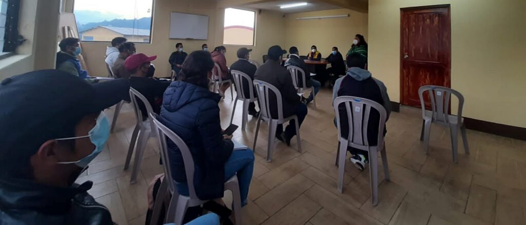 REUNIÓN DE COMUDE DE SAN MIGUEL SIGÜILA, QUETZALTENANGO