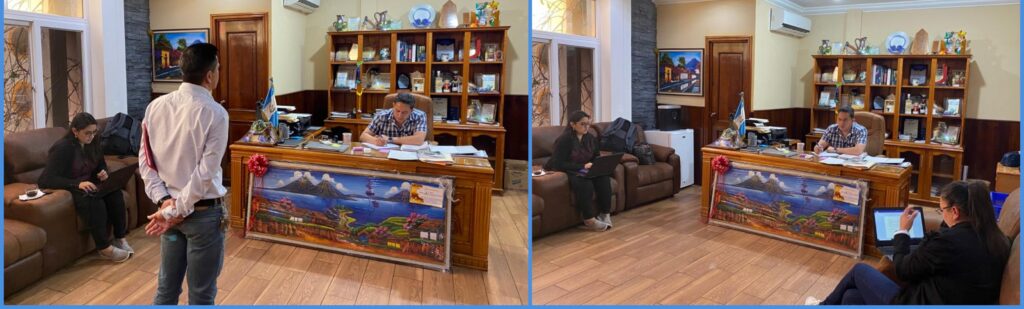 REUNIÓN POR TEMA DE DESCENTRALIZACIÓN, EN SAN RAFAEL PIE DE LA CUESTA, SAN MARCOS