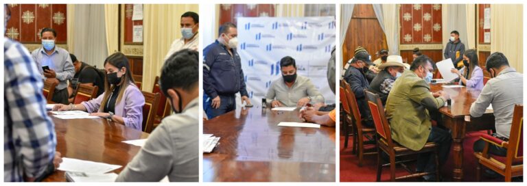 REVISIÓN DE EXPEDIENTES EN EL CODEDE QUETZALTENANGO Y FIRMA DE CONVENIOS