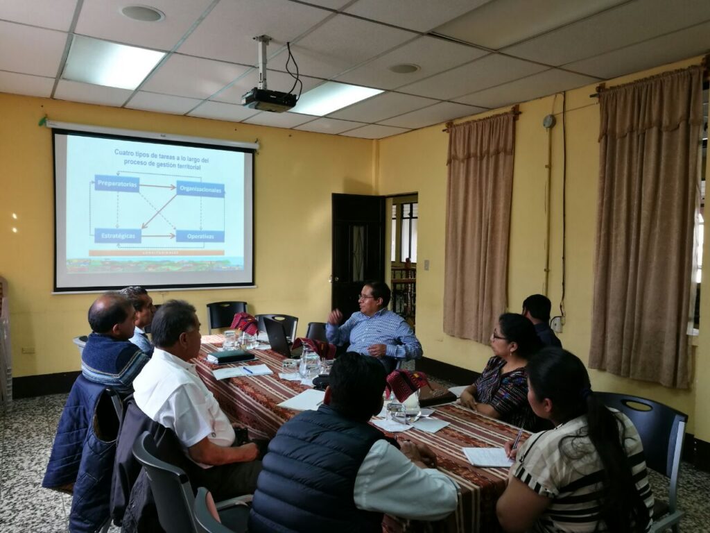 Reunión con el NGT de Mantzoloya, Sololá