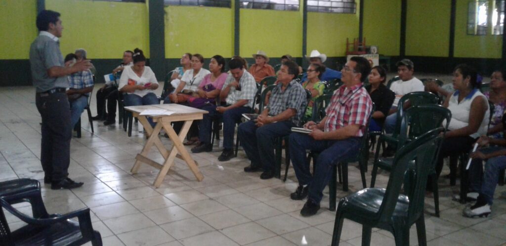 Reunión del Comude de San Bernardino, Suchitepéquez.
