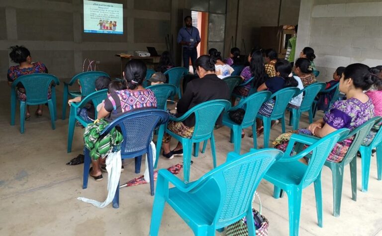 SEGUNDO TALLER EN SANTA CLARA LA LAGUNA, SOLOLÁ