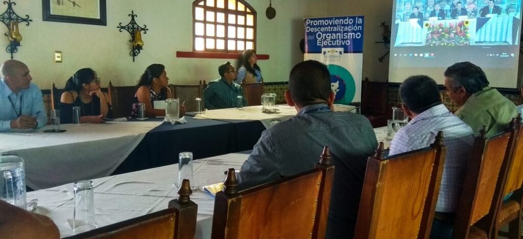 SOCIALIZACIÓN AGENDA NACIONAL DE DESCENTRALIZACIÓN, RETALHULEU