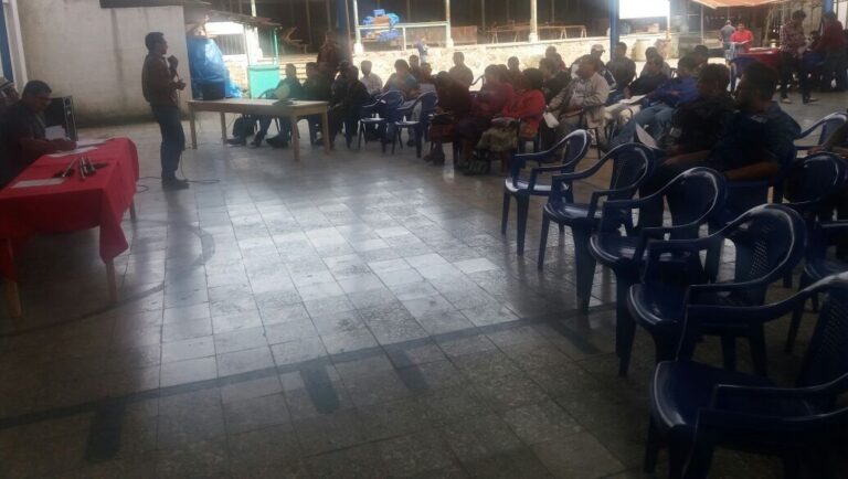 SOCIALIZACIÓN DEL SISCODE EN CANTEL, QUETZALTENANGO.