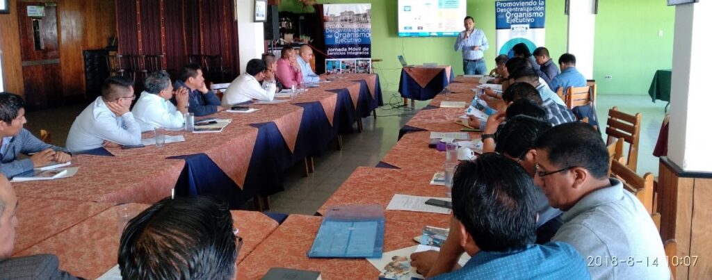 TALLER DE DESCENTRALIZACIÓN EN SOLOLÁ