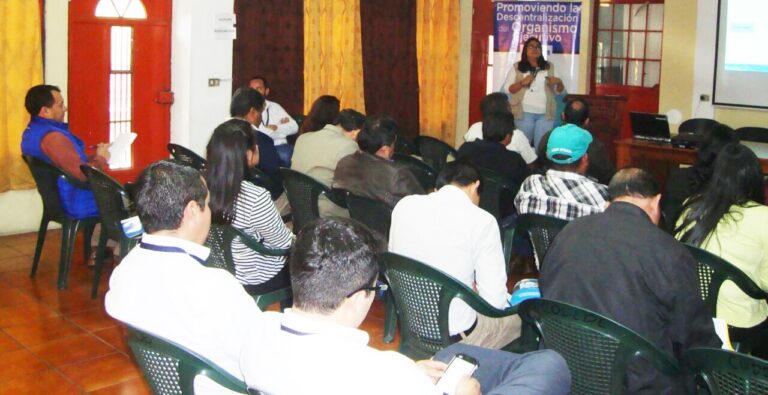 TALLER DE DESCENTRALIZACIÓN SAN MARCOS