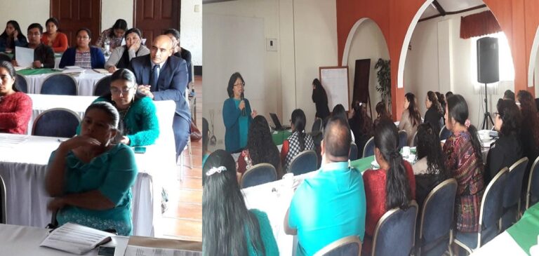 TALLER DE TRABAJO DE LA PNPDIM PARA QUETZALTENANGO Y TOTONICAPÁN