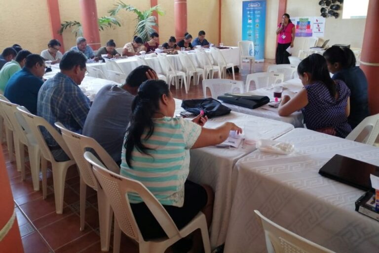 TALLER EN COORDINACIÓN CON FUNDAZUCAR – SAN SEBASTIAN, RETALHULEU