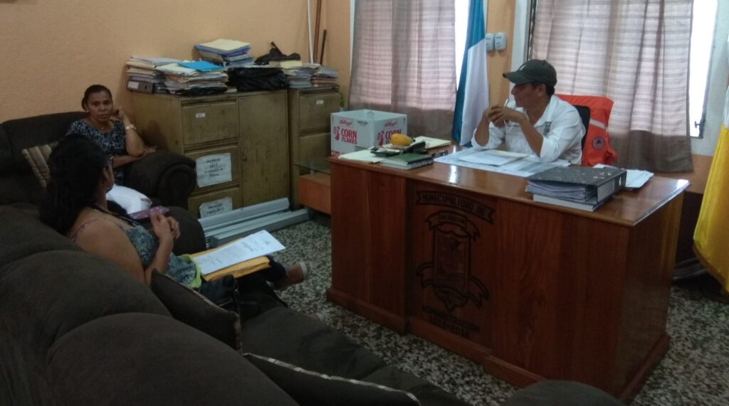 VISITA A LA MUNICIPALIDAD DE SAN SEBASTIÁN, RETALHULEU